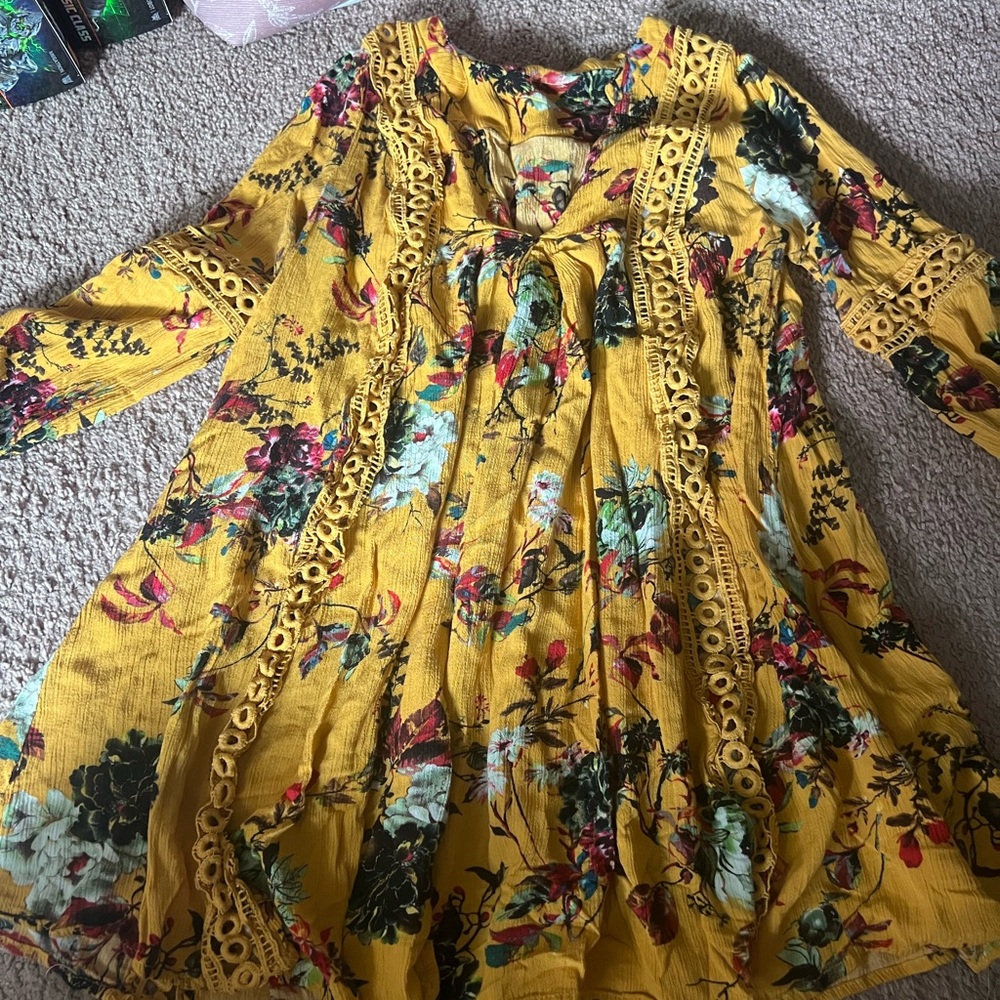 Floral Yellow woman’s blouse